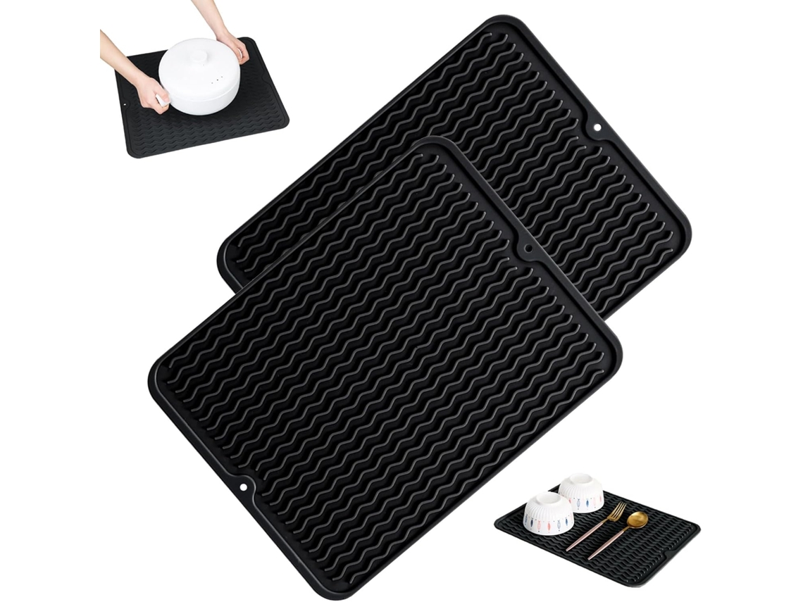 Conjunto de 2 Porta copos de Silicone, 40x30 cm, para Pratos AQUAFORGE