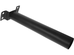 Braço De Suporte Para Poste De Iluminação Solar, Tubo De 40 Cm E 58 Mm, Metal Preto, Acessório.