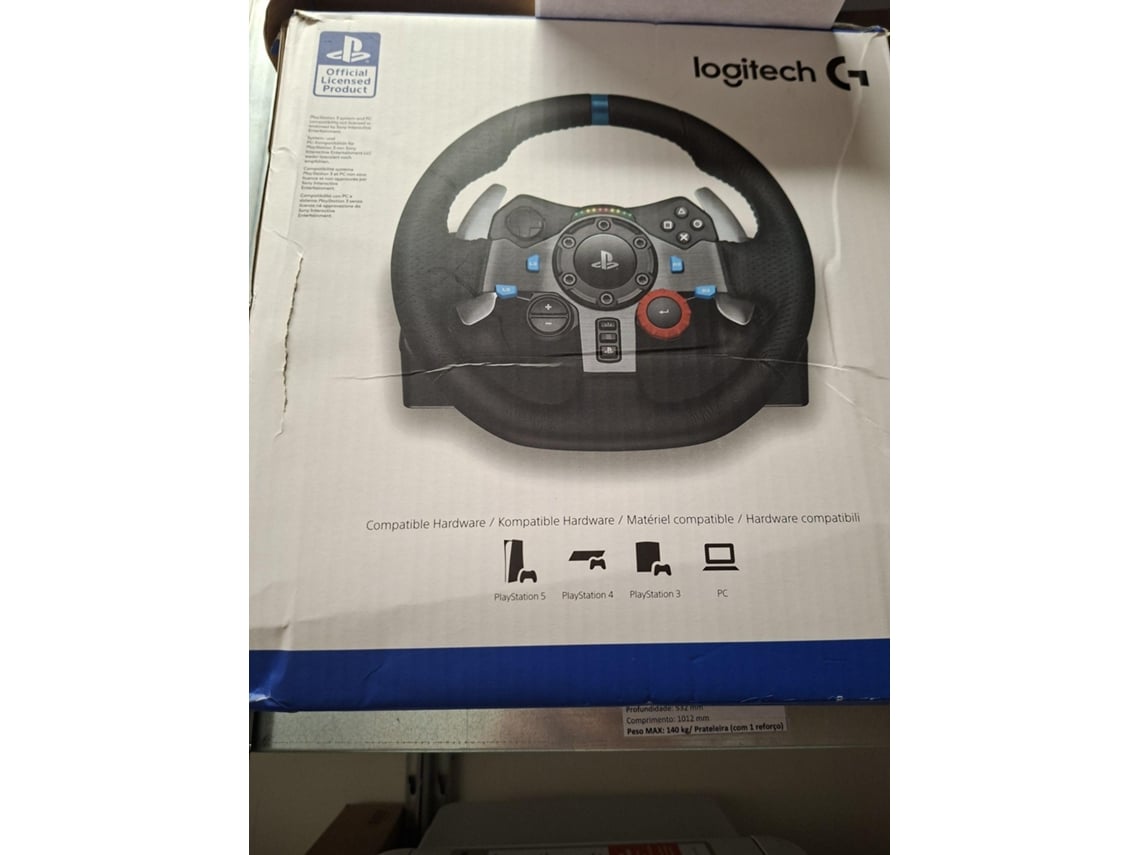 Bundle Volante LOGITECH G923 SE + Shifter (Outlet Caixa Aberta - Compatível com PS4/PS5/PC - Preto)