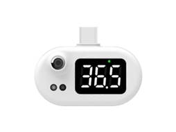 Termômetro Portátil, Infravermelho, Mini Infravermelho para Smartphone, Usb S em Contato, de Medição R GOKOCO