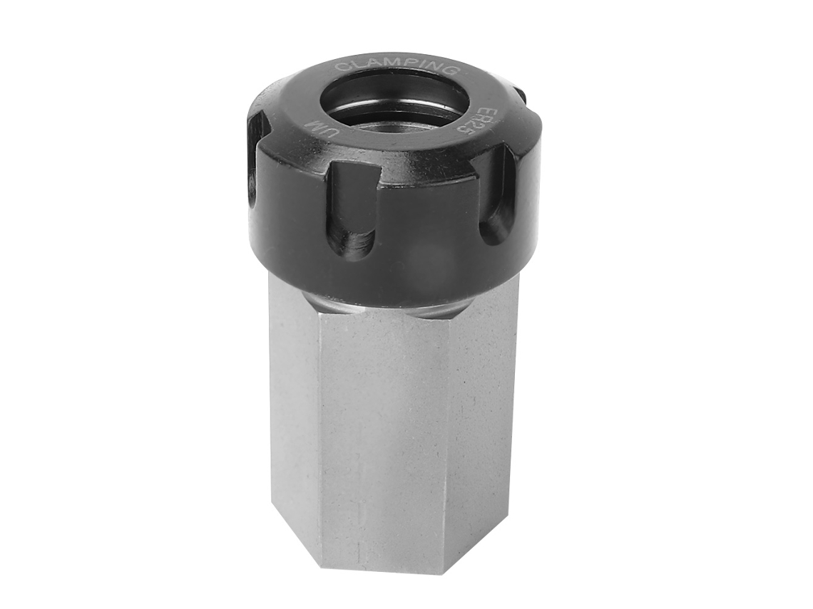 Suporte De Colleta Er25 Hexagonal Para Torneira E Máquina De Gravura Cnc De Aço Temperado