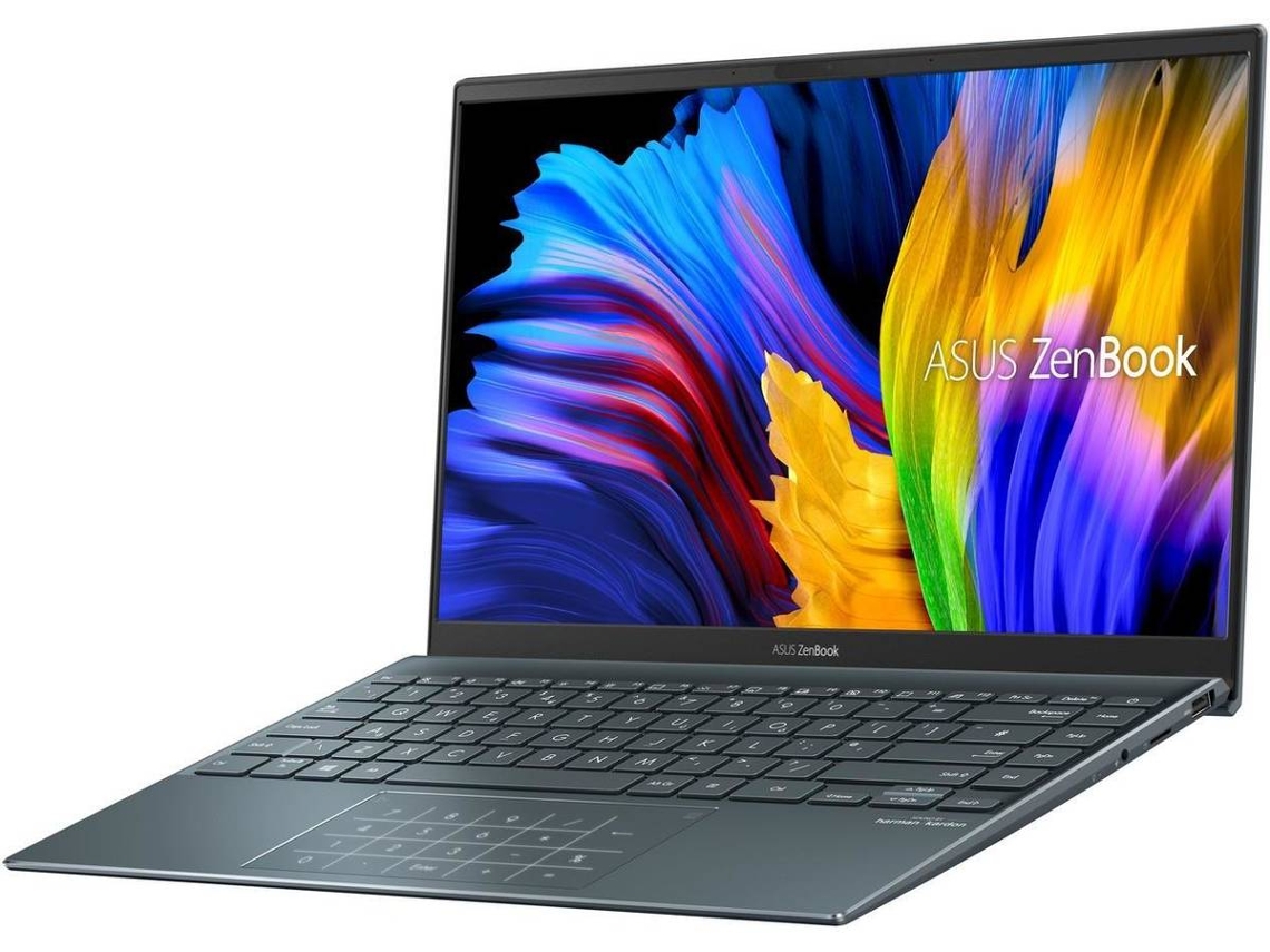 Portátil ASUS ZenBook UM425QA-R55ALHDCB1 (14'' - AMD Ryzen 5 5600H - RAM: 16 GB - 512 GB SSD - AMD Radeon Vega 7 Graphics)