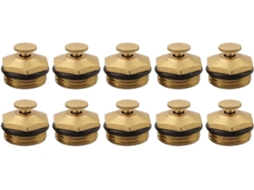 Pacote Com 10 Bicos De Pulverização Dn15 Em Latão (1,27 Cm) Para
