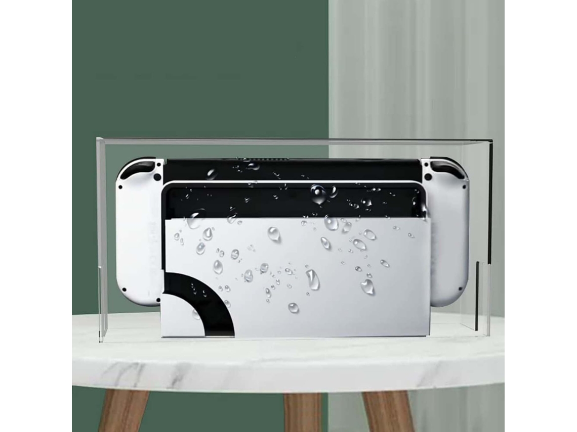Capa Transparente À Prova De Poeira Para Switch/dock Oled (somente A ), À D'água