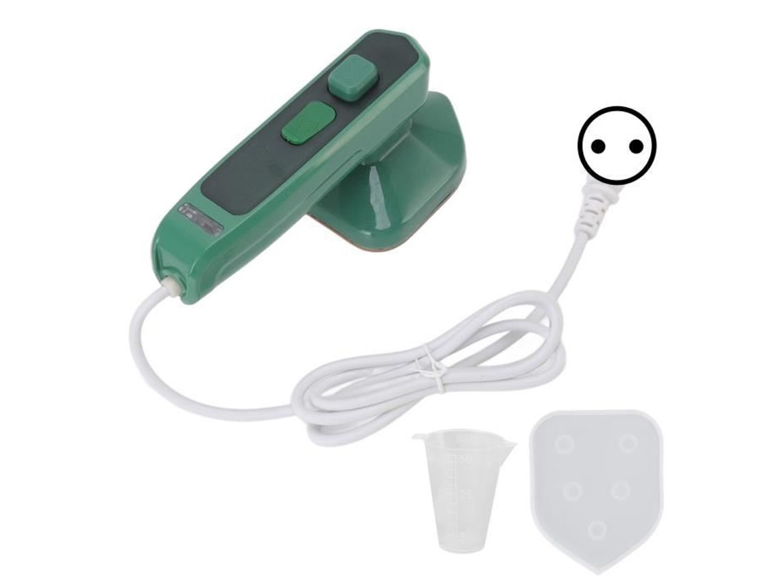 HURRISE Ferro a Vapor Portátil Micro Ferro a Vapor Portátil Leve Mini Ferro a Vapor Portátil Tomada Ue 220V para Dormitório de Viagem