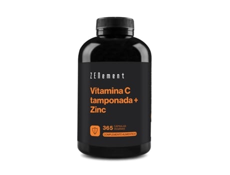 Vitamina C Tamponada Zinco 365 Cápsulas Vegan ZENEMENT