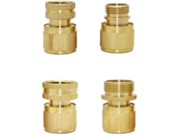 Adaptador de Conexão para Jardim, 1 Peça, Rosca Externa 1/2 a Interna 3/4 Polegada | S/MARCA