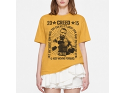 Rockinstone Rocky Movie Vintage Boxing Solid Ginger Adult T-shirt Size:m