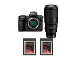 Z8 + Z 100 400mm F/4.5 5.6 Vr S + 2 Sandisk 256gb Extreme Pro Cfexpress Type B Máquina Fotográfica Híbrida Full frame + Ebook Pricedirect NIKON
