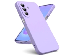 Capa Para Samsung Galaxy A27 5g - Capa De Silicone Gel Fina Vidro Temperado - Roxo