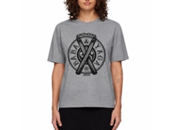 Rockinstone John Wick Baba Yaga Badge Solid Graphite Adult T-shirt Size:l