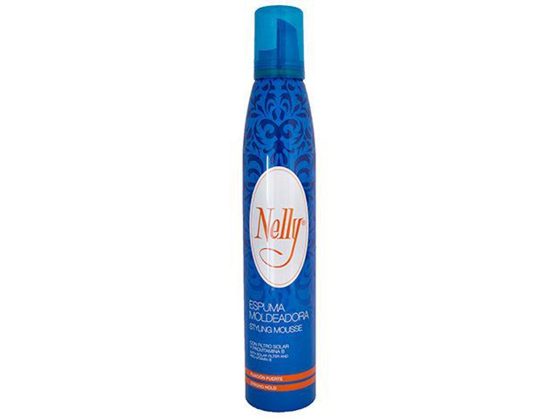 Nelly Mousse Para Modelar O Cabelo Fixaçã Forte 300 Ml