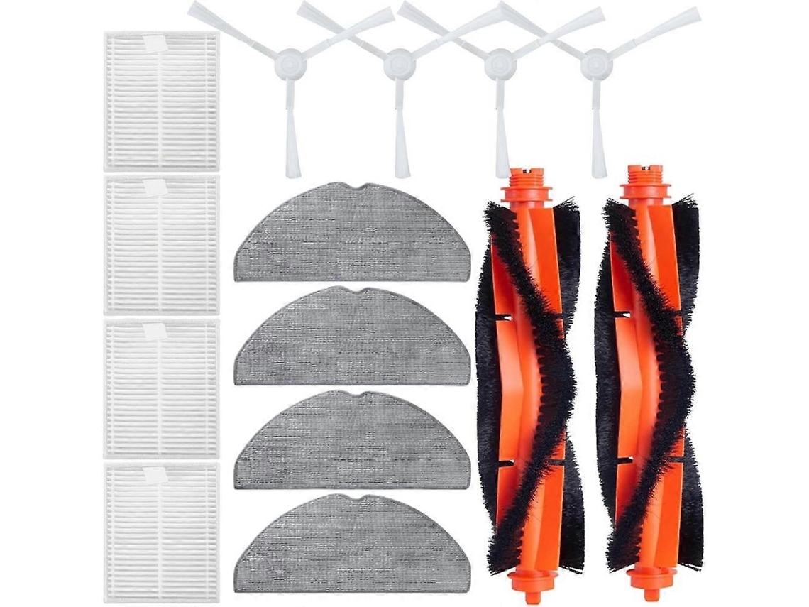 Kit De Acessórios Para Aspirador Robô S20: Peças De Reposição, Escova Lateral Principal, Filtro Hepa, Esfregão E Tampa De Limpeza._ozo