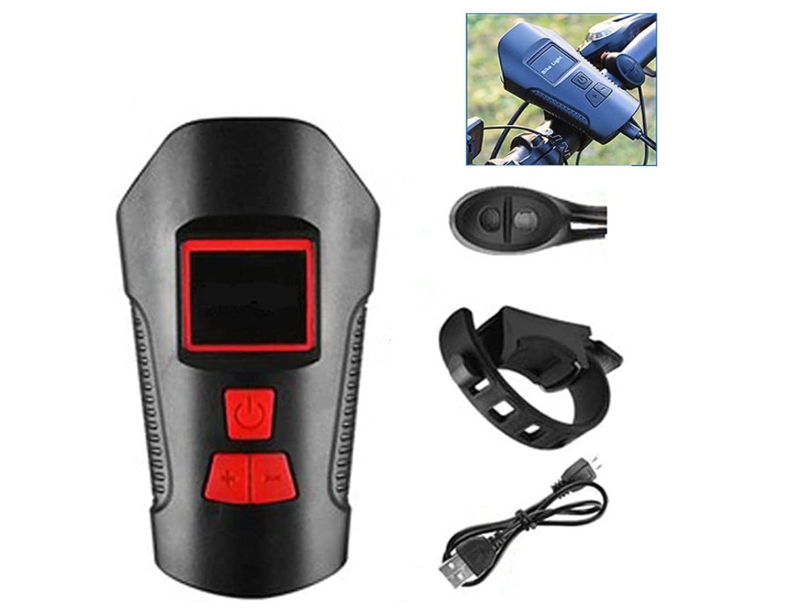Conjunto de Luz de Bicicleta VEANXIN Vermelha
