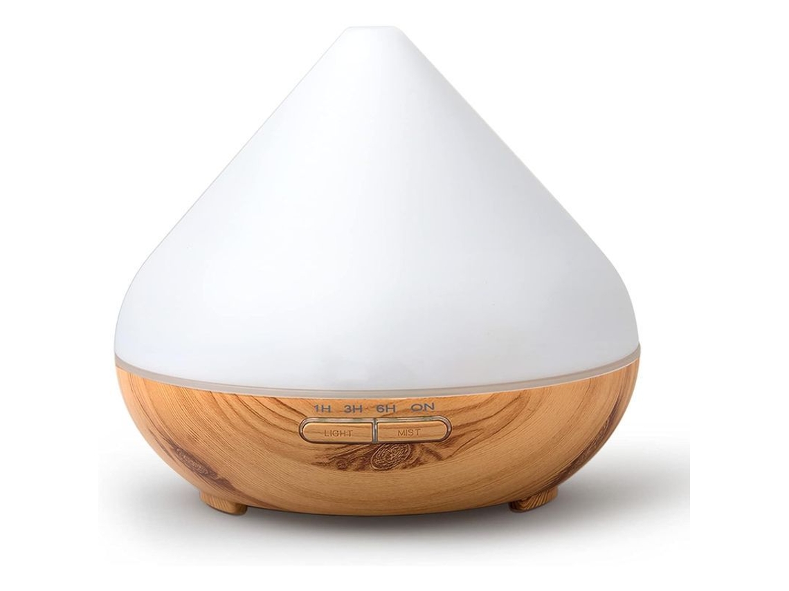 Difusor de Óleo Essencial Nova Line 300ml com 7 Luzes para Quarto Bebê
