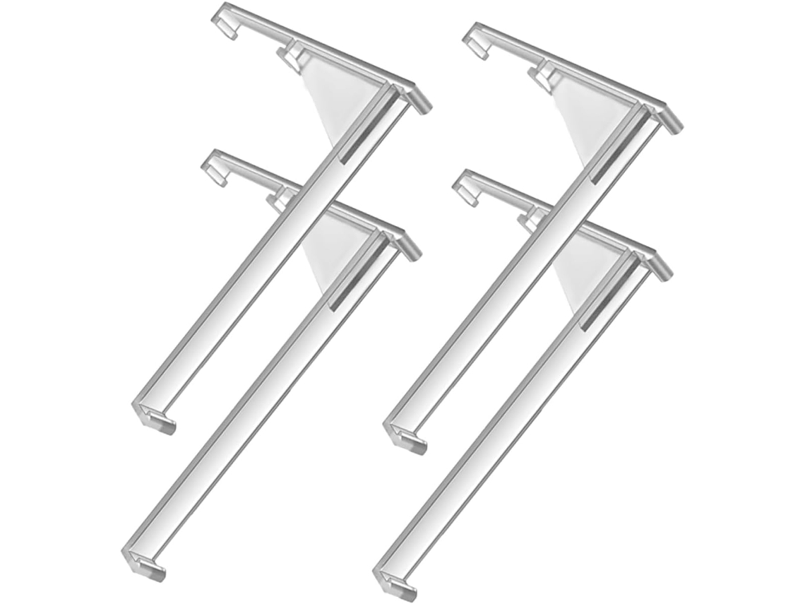 Conjunto De 4 Presilhas Para Posicionar Cortinas, Presilhas Para Cortinas Verticais Transparentes, Acessório Para Cortinas