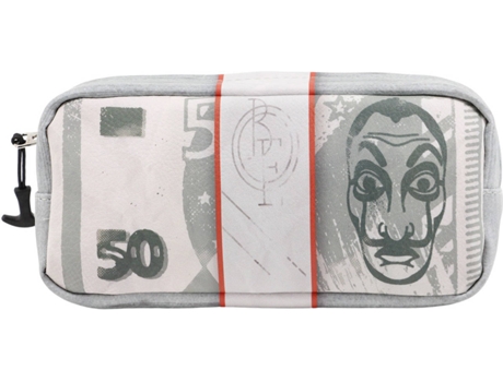 Estojo LA CASA DE PAPEL Wad Wad (Verde - 6.5x9.5x20.5cm)