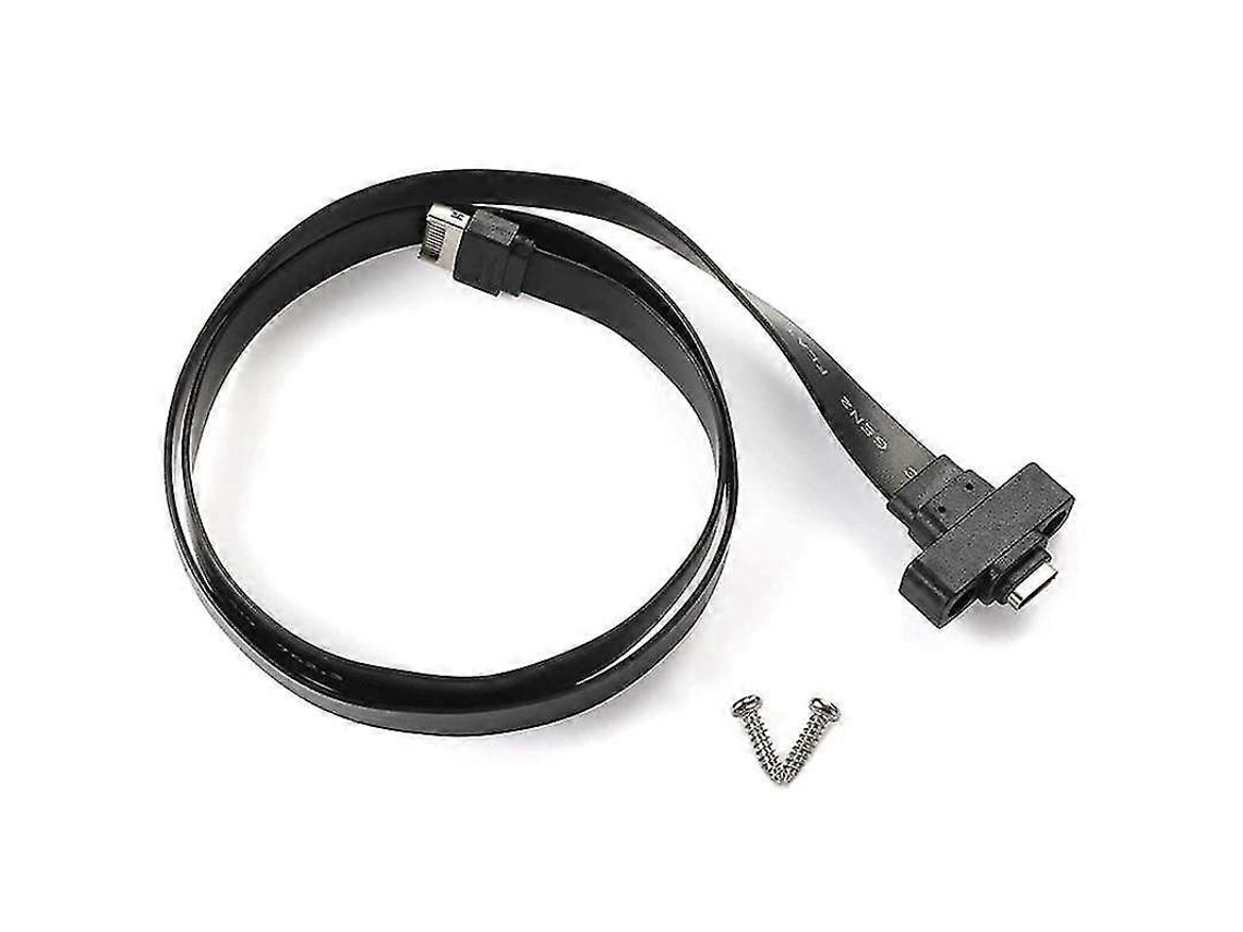Cabo De Extensão Usb 3.1 De 50 Cm, Tipo E Para Tipo C, Para Painel Frontal D Aquaforge