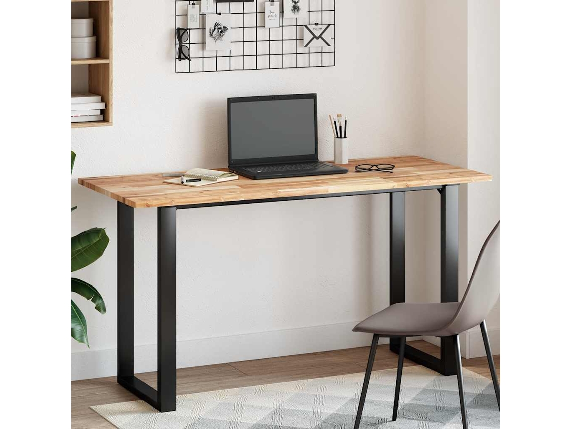 Vidaxl Tampo De Mesa Retangular 140x60x2 Cm Madeira De Acácia Maciça