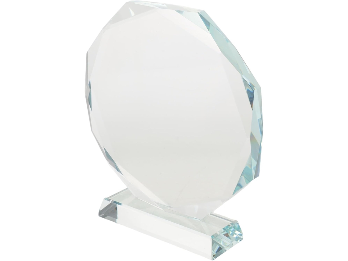 Troféu Octogonal De Cristal
