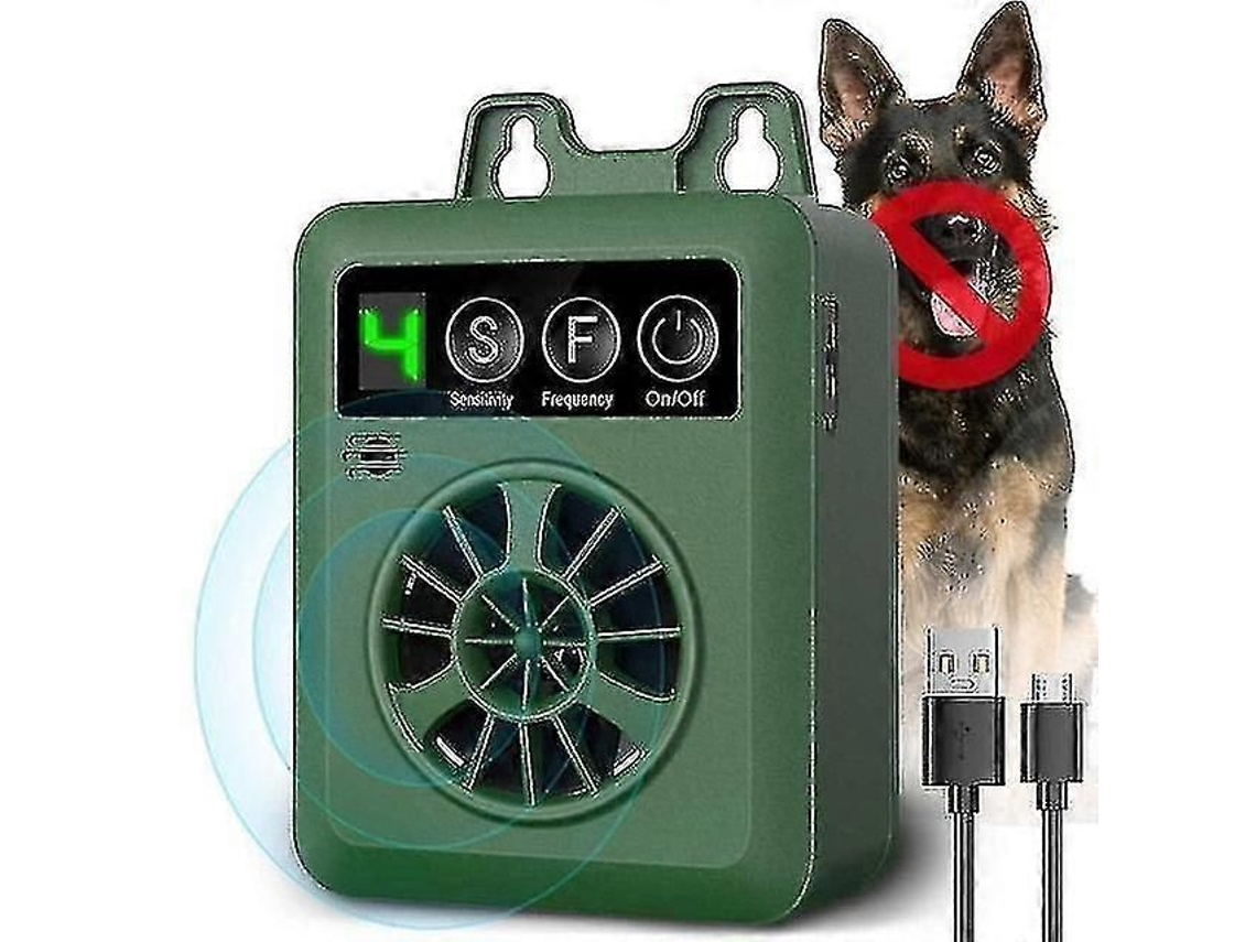 Cão Ultrassônico Anti Latido Dispositivo Dissuasor De Cães Ao Ar Livre Treinador, Silenciador De Latido Sônico Com 3 Níveis De Sensibilidade Auditiva