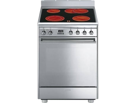 Fogão SMEG Concerto CX68CM8 — Placa Vitrocerâmica | Forno: 70 L