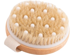 Escova De Banho Design Simples Com Cerdas Madeira Natural Para Massagem E Limpeza Completa Do Corpo No Diário