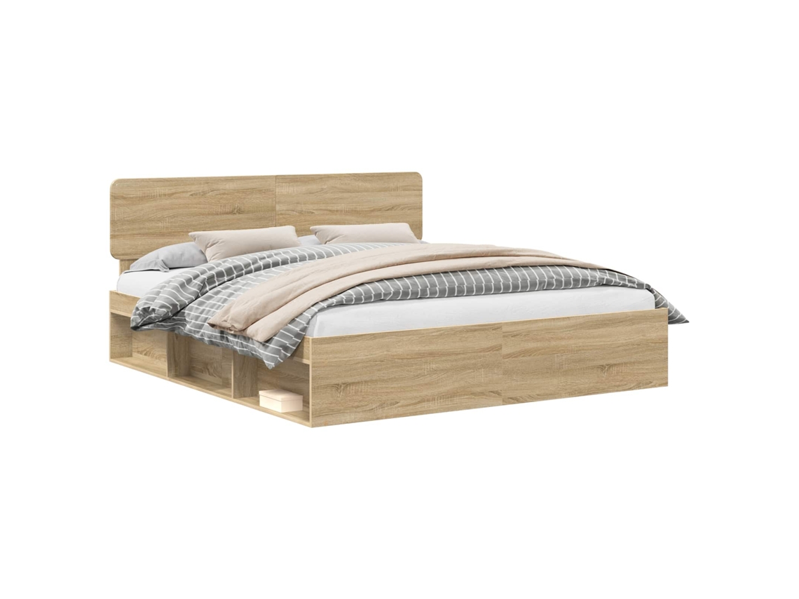Estrutura da Cama com Cabeceira Sonoma 200 X 200 Cm MAISON EXCLUSIVE