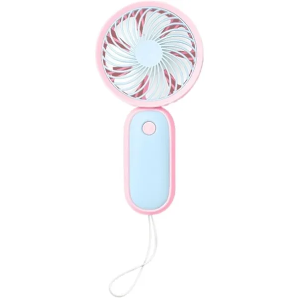 Ventilador de Mão AQUAFORGE com alça, silencioso, recarregável USB