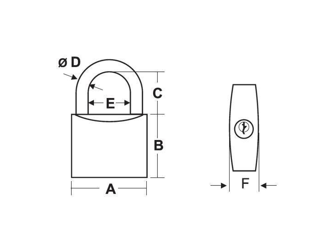 Lalizas Sealock Marine Padlock