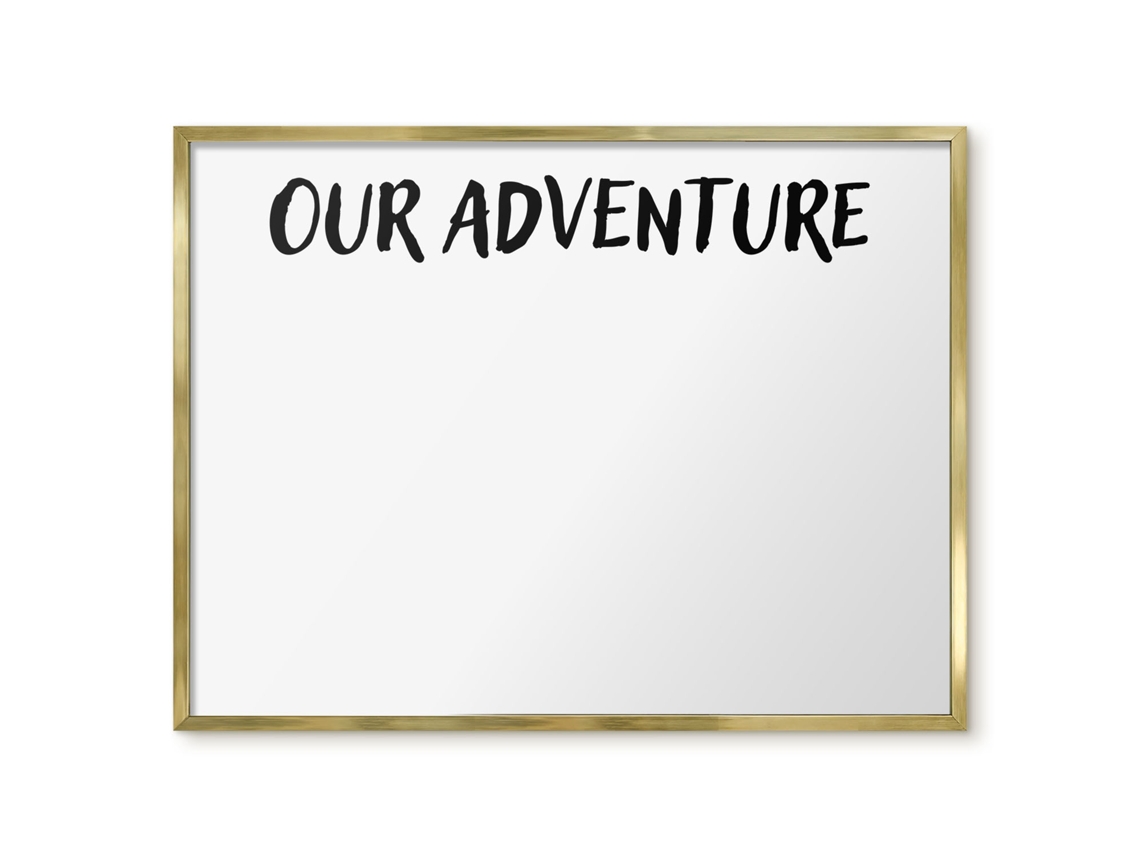 Magnetic Board Our Adventure For The Living Room Espelharte (80x60 Cm)