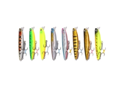 Conjunto 8 Iscas Minnow 8cm 14g para Pesca