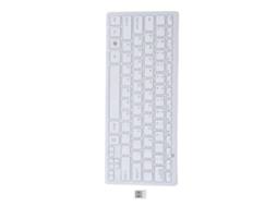 Aetheria teclado Sem Fio 2.4g Ultra Fino 78 Teclas para Escritório Prata Compatível com Computadores Tablets