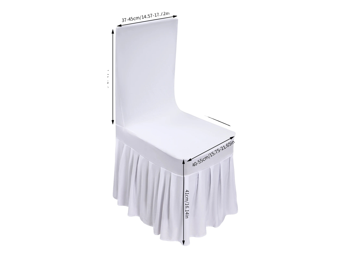 Capas De Cadeira, Capas Elásticas, Design Moderno, Branco