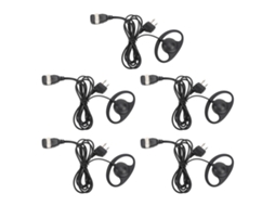 Aetheria fone de Ouvido para Rádio Bidirecional 2 Pinos D Shape com Microfone para Midland Gxt400 Gxt1000vp4 Gxt1050vp4