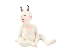 Mali boneca Fantasma Assustadora de Resina Estátua Decorativa Casa Assombrada Halloween