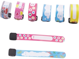 Pulseira Anti Perda Reutilizável Shineofi Em Pvc Para Crianças, Com Designs Adoráveis, Ideal Para Atividades Ao Ar Livre