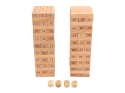 Jogo De Blocos De Madeira Para Empilhar Tumbling Stack Para Crianças Com Mais De 3 Anos Família Adultos