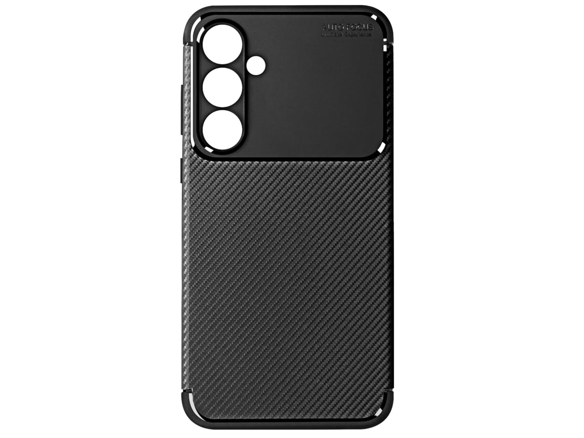 Capa Flexível Fibra Para Samsung Galaxy A55 Ushion Preto