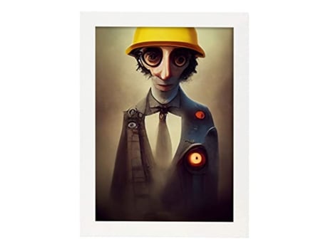 NACNIC Smap Confiando Engenheiro Confiável No Estilo De T Burton Ilustrações De Negociações Inspiradas Na Arte Gótica E Escura A3 Marco Blanco