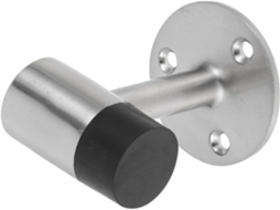 Batente De Porta Vidro Com Base Borracha,7 Cm,proteção Para Paredes E Absorção Impacto Pisos...