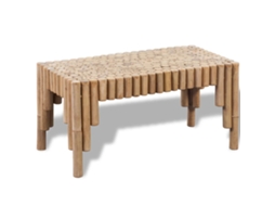 Vidaxl Mesa De Centro Em Bambu