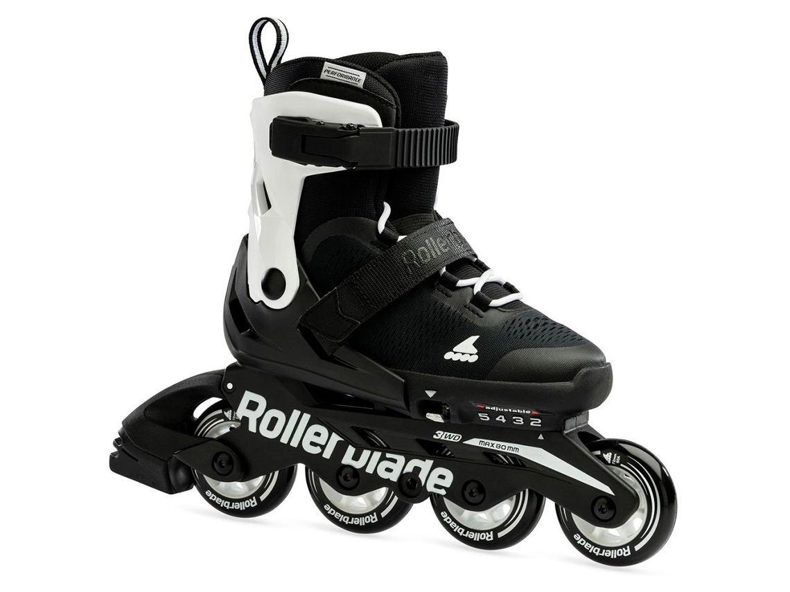 Patina em Linha Junior Microblade Preto Eu 28Rollerblade