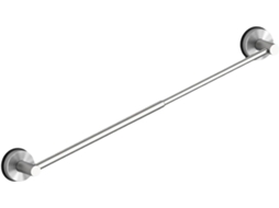 Suporte De Toalha Extensível Em Aço Para Banheiro, Sem Necessidade De Furar, Com Ventosas De Forte Aderência, Ideal Para