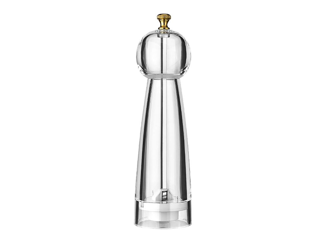 Moedor De Pimenta Acrílico Cerâmico Cabeça Redonda Multifuncional Moedor De Pimenta Shaker Para Cozinha Aquaforge