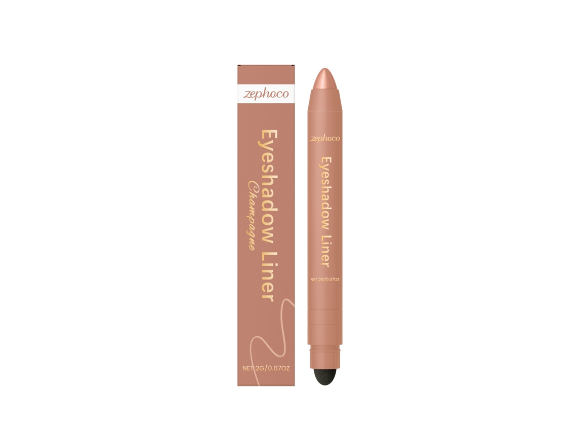 Eyeliner 2 em 1 Champagne, Fácil de Aplicar com Duração Prolongada para Olhos LAXISCREED