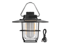 Lanterna De Acampamento Recarregável, Lanterna Portátil Para Barraca, Alimentada Por Bateria, Luz De Emergência, Preta Olysi Shop