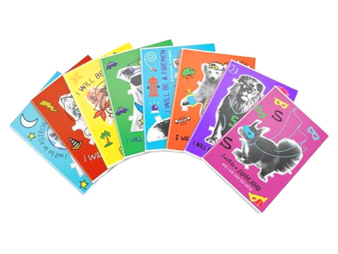02330650a Caderno e Bloco A4 18 Folhas Multicolor Pigna