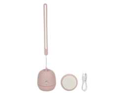 Limpiador Facial Hidratante Com Massagem, Limpiador Facial De Conversão De Frequência Usb, Rosa