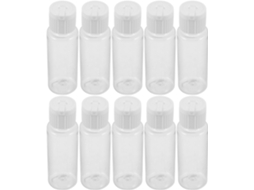 Conjunto De 20 Frascos De Plástico Recarregáveis De 35ml Para Cuidados Faciais E Com Óleos.